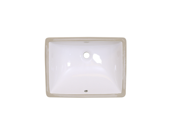 AD-C6M-Rectangular Ceramic Undermount Sink (Medium)