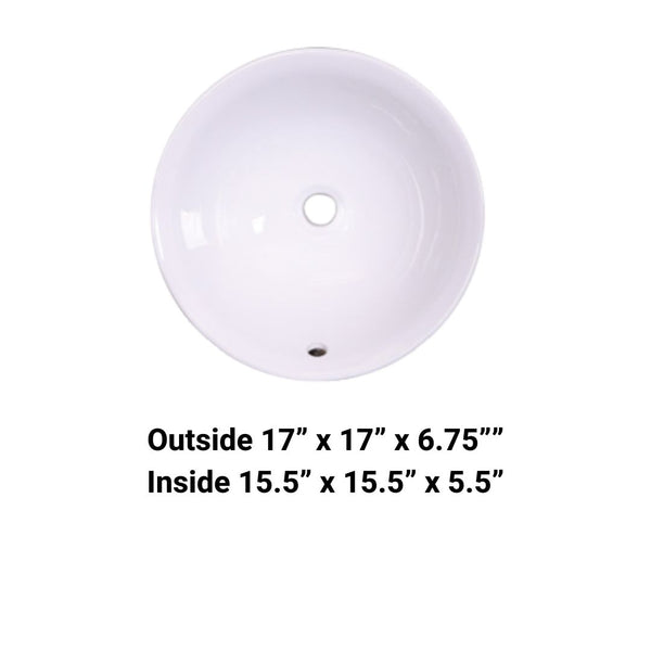AD-C8 White-Vessel Ceramic