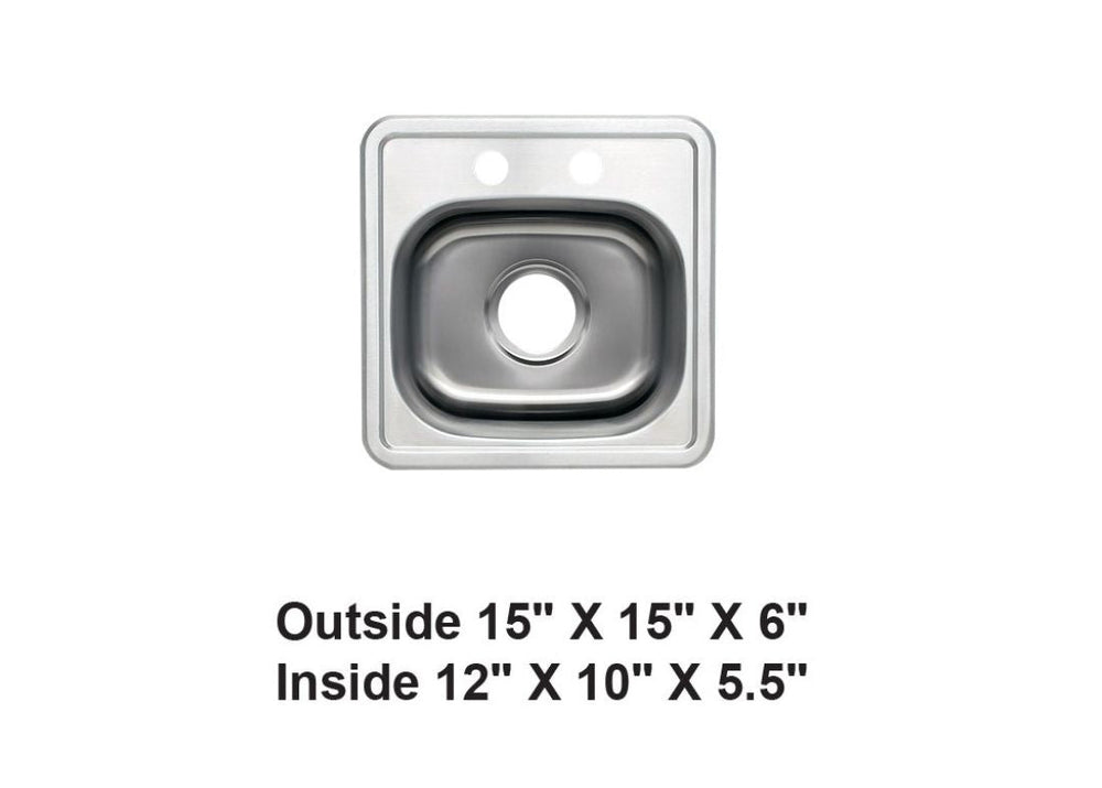 AD-D18-Drop In Stainless Steel