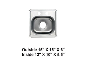 AD-D18-Drop In Stainless Steel
