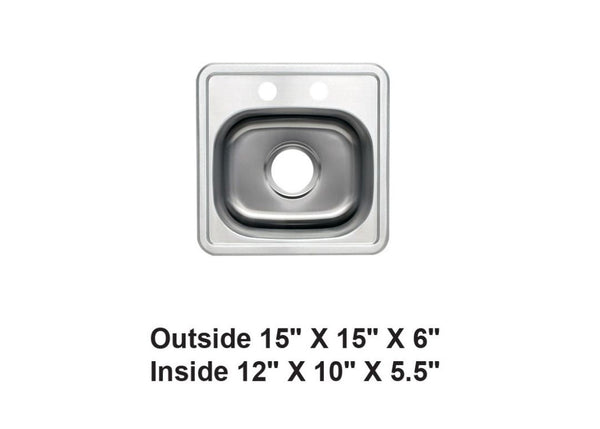 AD-D18-Drop In Stainless Steel