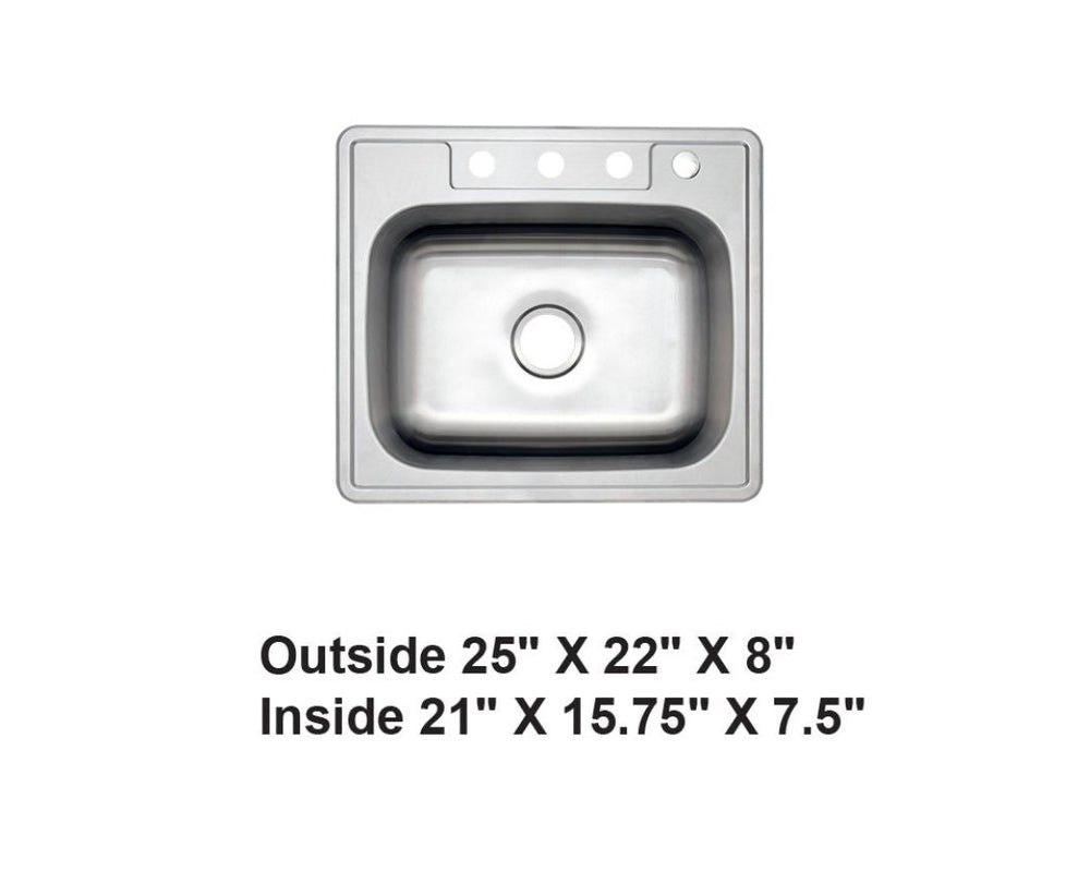 AD-D48-Drop In Stainless Steel