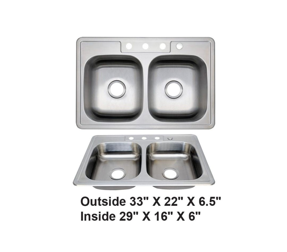 AD-D88-6-Drop In Stainless Steel