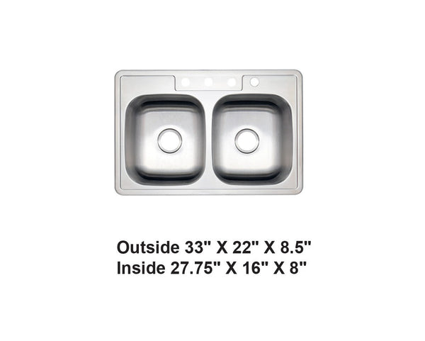 AD-D88-Drop In Stainless Steel