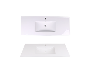 AD-E120-Vanity Top / Drop-in Rectangular Ceramic