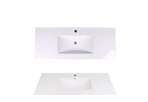 AD-E120-Vanity Top / Drop-in Rectangular Ceramic