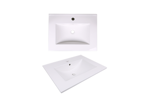 AD-E60-Vanity Top / Drop-in Rectangular Ceramic