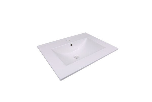 AD-E60-Vanity Top / Drop-in Rectangular Ceramic