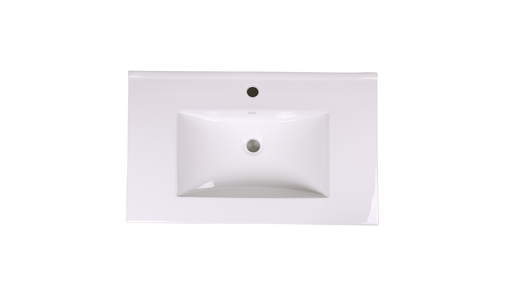 AD-E75-Vanity Top / Drop-in Rectangular Ceramic