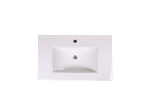 AD-E75-Vanity Top / Drop-in Rectangular Ceramic