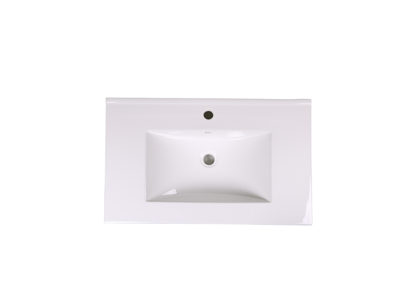 AD-E75-Vanity Top / Drop-in Rectangular Ceramic