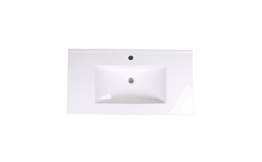 AD-E90-Vanity Top / Drop-in Rectangular Ceramic