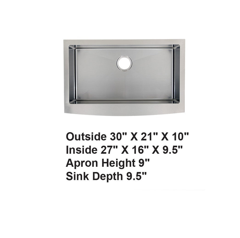 AD-F77 -Farm House Apron Front Stainless Stain