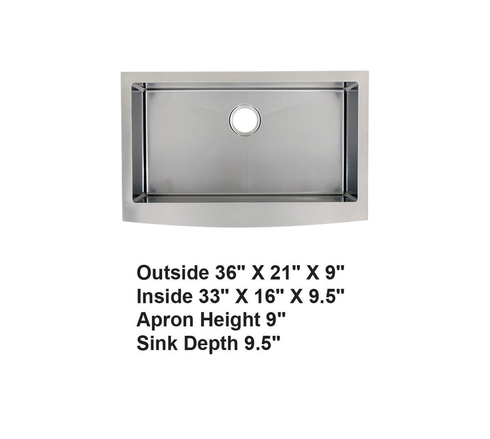 AD-F78-36-Farm House Apron Front Stainless Stain