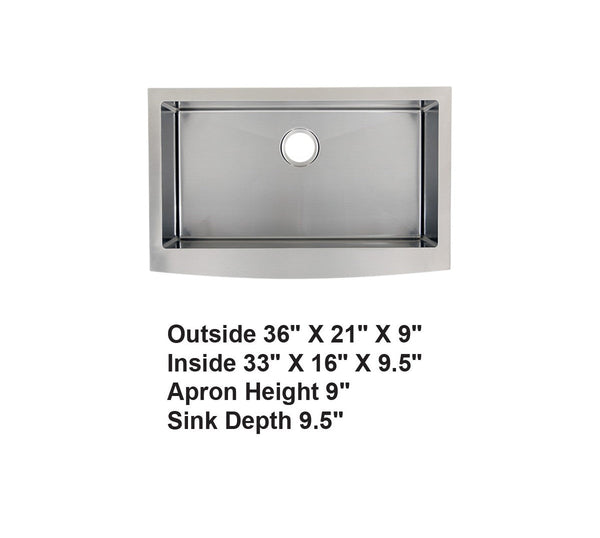 AD-F78-36-Farm House Apron Front Stainless Stain