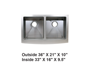 AD-F88-36-Farm House Apron Front Stainless Stain