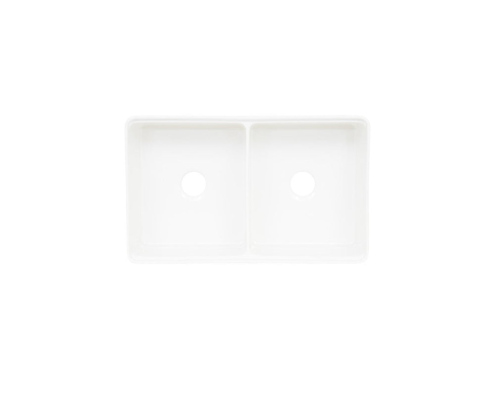 AD-FC12F-Farm House Apron Front Fireclay Sink