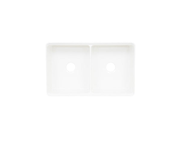 AD-FC12F-Farm House Apron Front Fireclay Sink