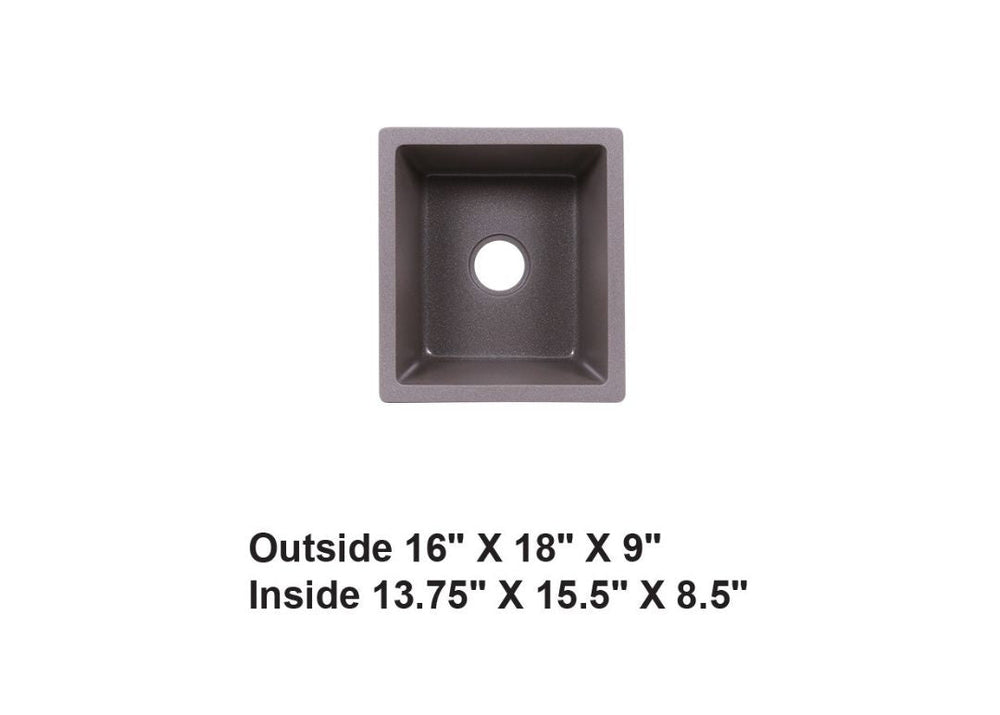 AD-GC28-Granite Compound Sink- GRAY