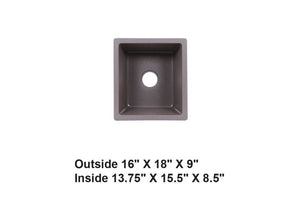 AD-GC28-Granite Compound Sink- GRAY