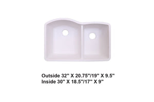 AD-GC68 White-Granite Compound Sink