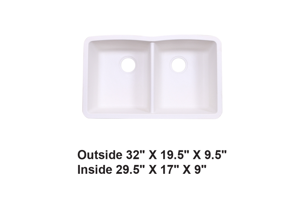 AD-GC88 White -Granite Compound Sink