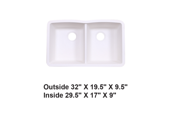 AD-GC88 White -Granite Compound Sink