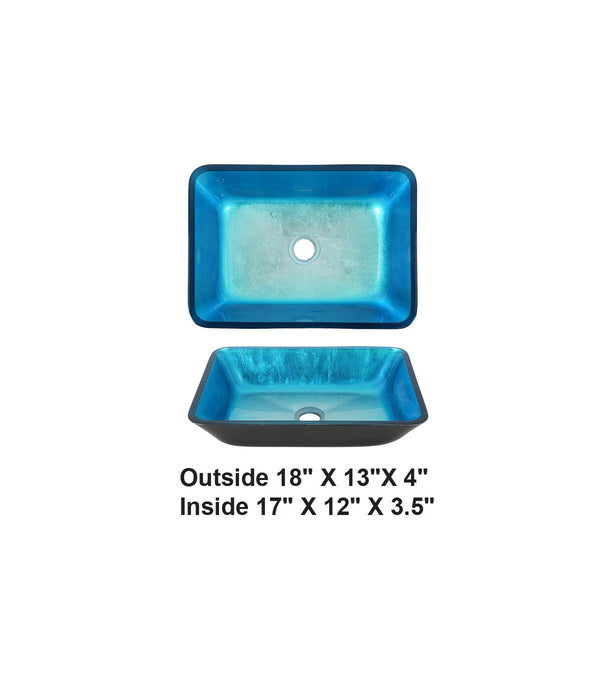 AD-GL12-Vessel Glass Sink