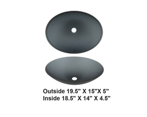 AD-GL13-Vessel Glass Sink