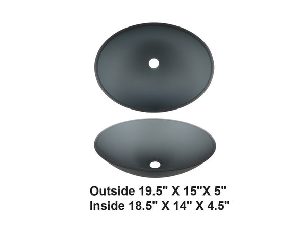 AD-GL13-Vessel Glass Sink