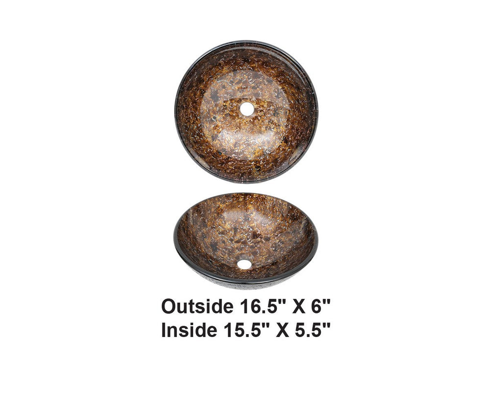 AD-GL14-Vessel Glass Sink