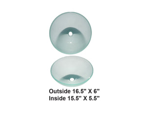 AD-GL16-Vessel Glass Sink