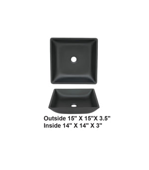 AD-GL17-Vessel Glass Sink