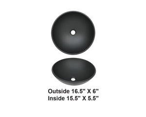 AD-GL18-Vessel Glass Sink