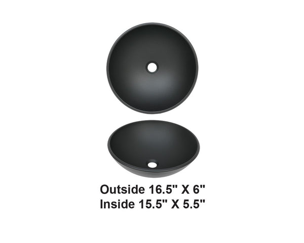 AD-GL18-Vessel Glass Sink