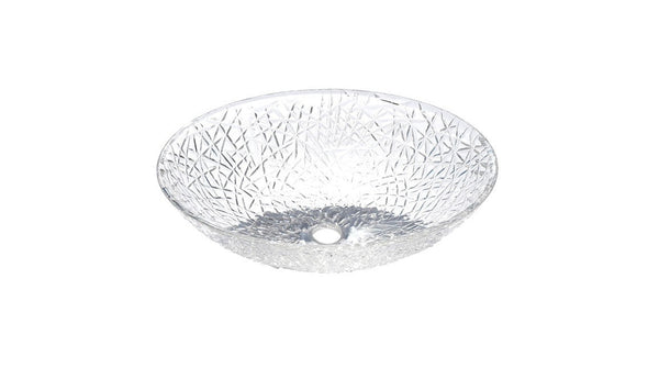 AD-GL2-Vessel Oval Glass Sink