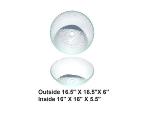 AD-GL3-Vessel Round Glass Sink