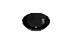 AD-GL7-Vessel Round Glass Sink (Glossy)