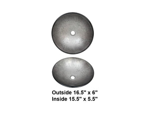 AD-GL8-Vessel Round Glass Sink