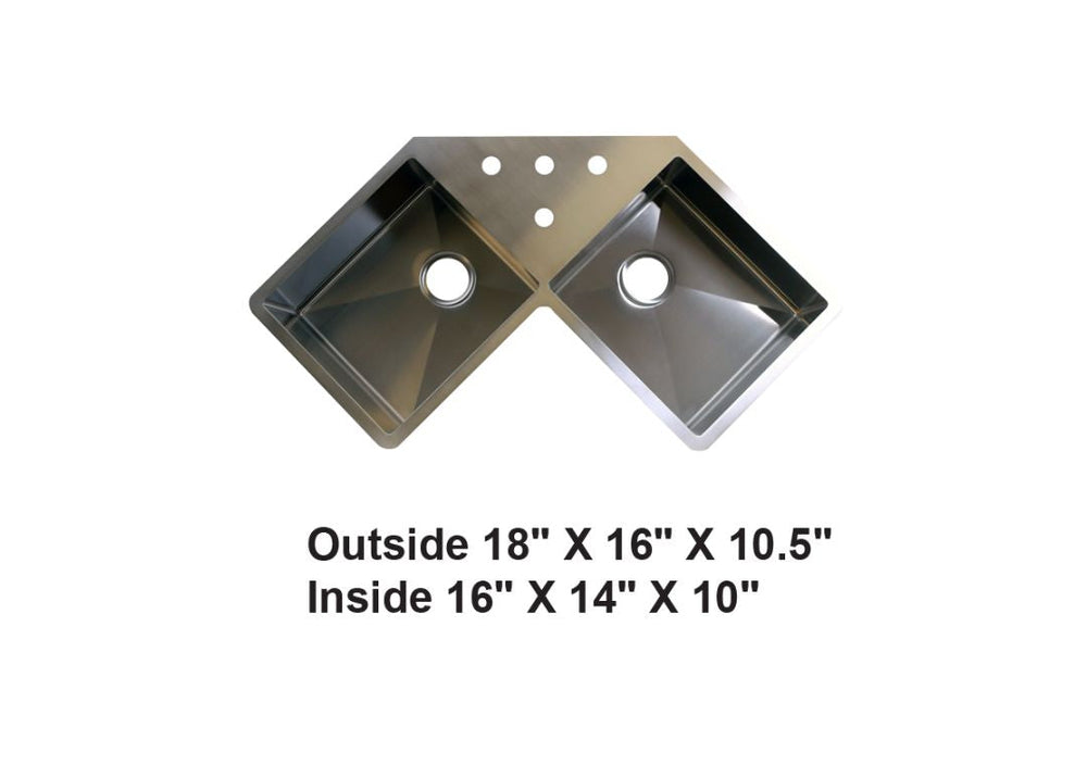 AD-H13-Handmade Undermount Stainless Steel