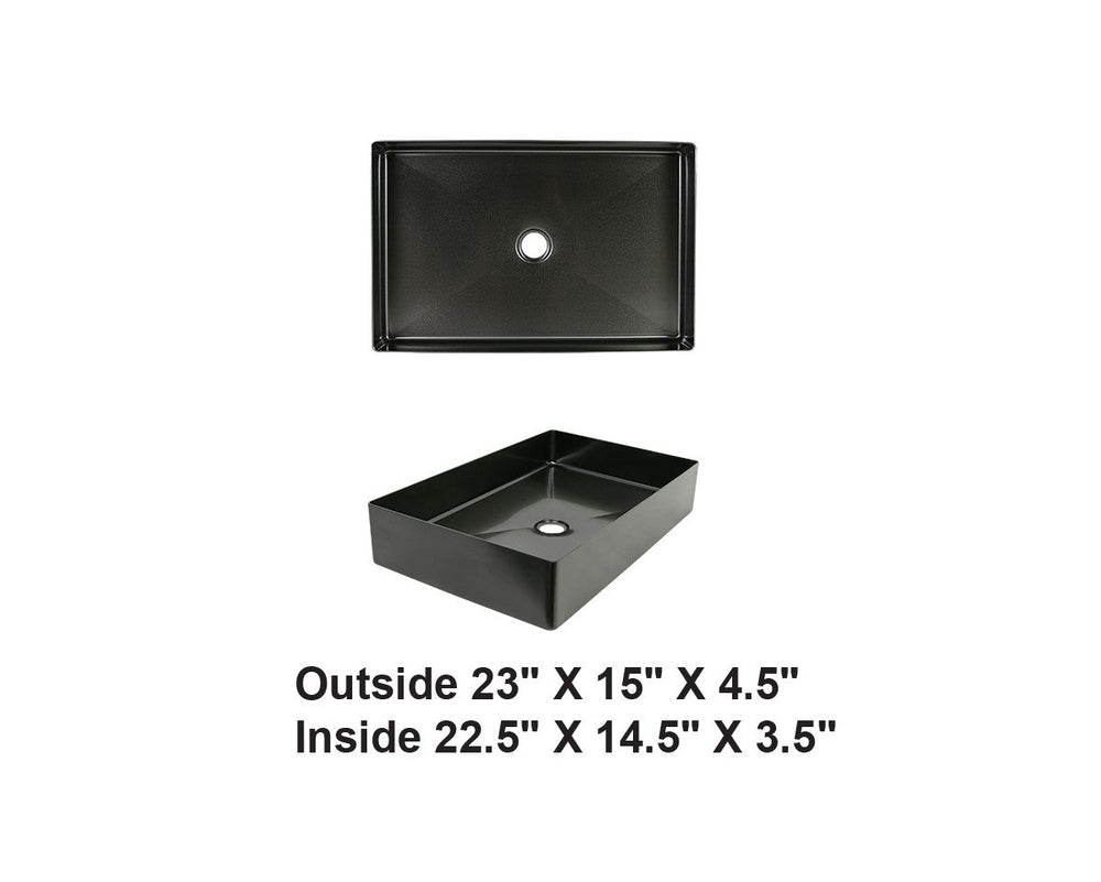 AD-H2315-BK-Stainless Steel Bathroom