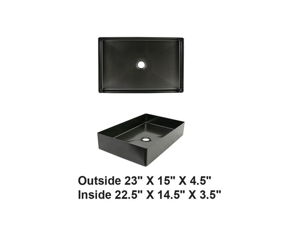 AD-H2315-BK-Stainless Steel Bathroom