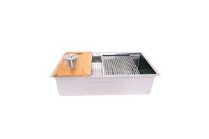 AD-H3619C-Single Bowl Workstation Stainless Steel Sink
