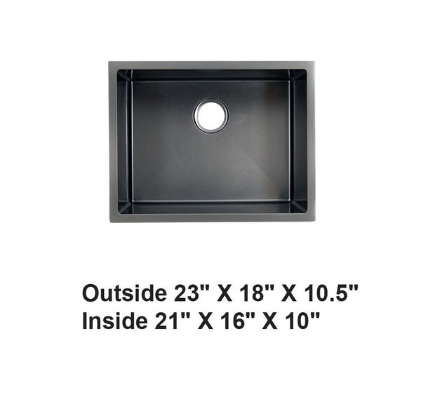 AD-H48-Black-Handmade Undermount