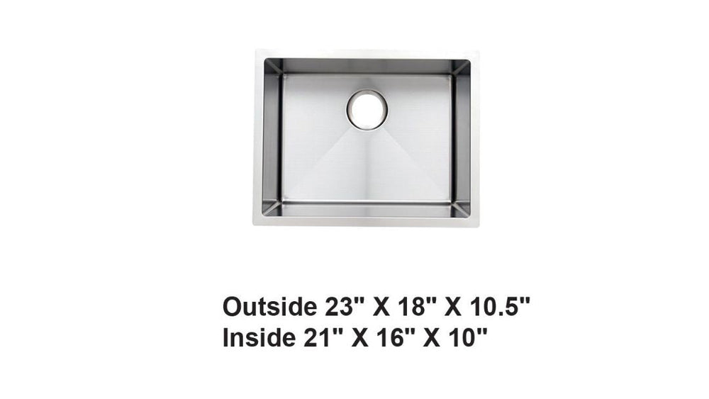 AD-H48-Handmade Undermounth Stainless Steel Sink