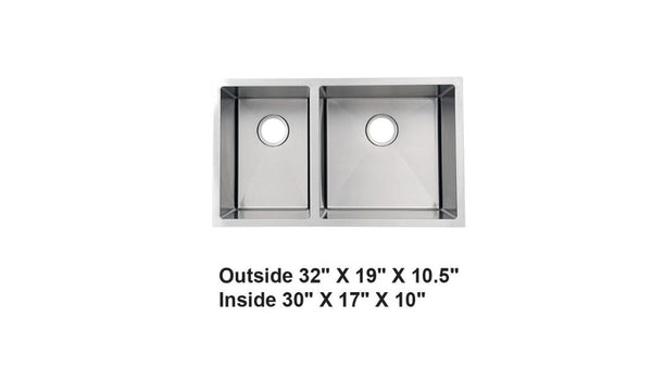 AD-H68R-Handmade Undermount Stainless Sink- R