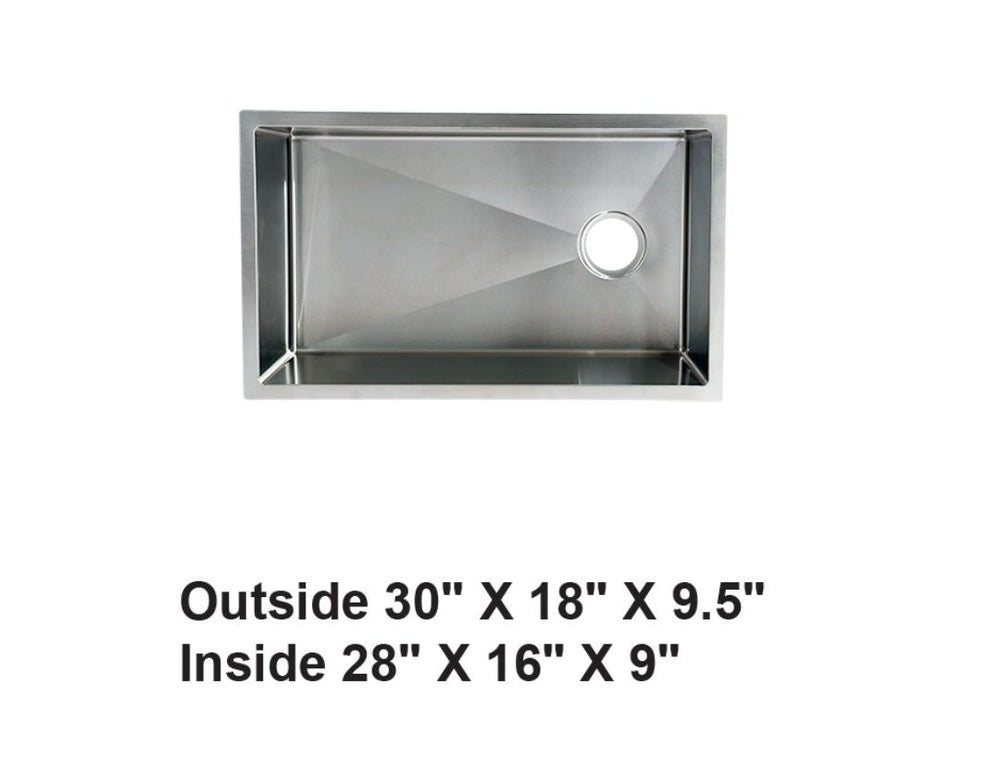 AD-H76-Handmade Undermount Stainless