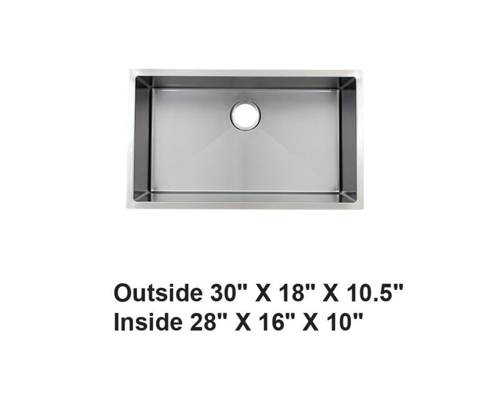 AD-H77-Handmade Undermount Stainless
