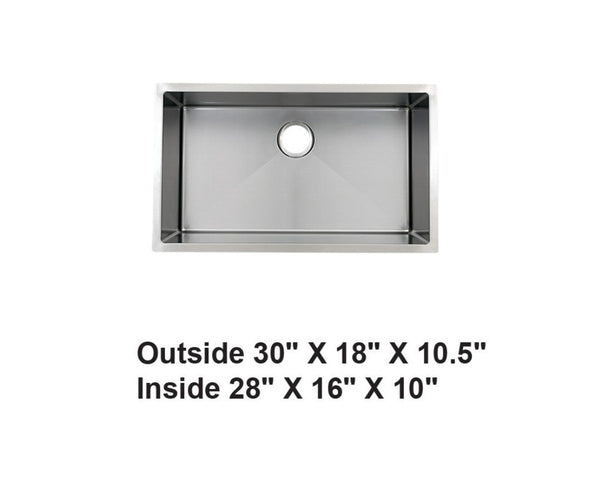 AD-H77-Handmade Undermount Stainless