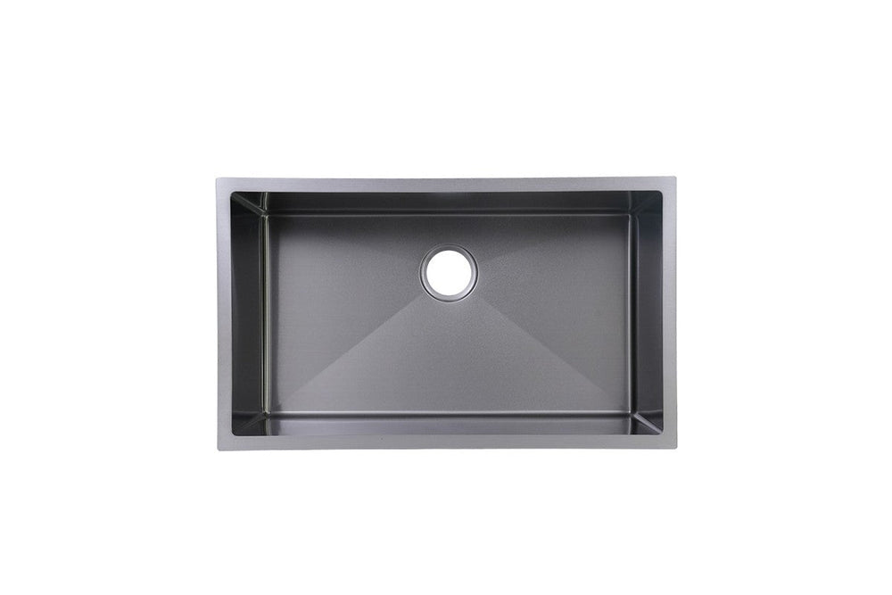 AD-H78 -Handmade Undermount Stainless- GRAY